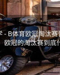 新手教学 - B体育欧冠淘汰赛晋级形势全梳理，欧冠的淘汰赛到底什么规则