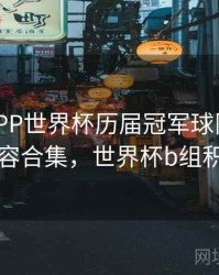 B体育APP世界杯历届冠军球队分析 - 内容合集，世界杯b组积分
