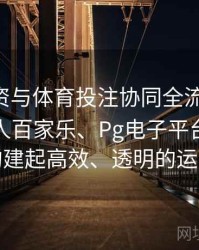 电竞投资与体育投注协同全流程升级：探讨真人百家乐、Pg电子平台整合后如何构建起高效、透明的运营体系