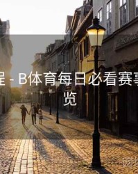 使用教程 - B体育每日必看赛事推荐速览