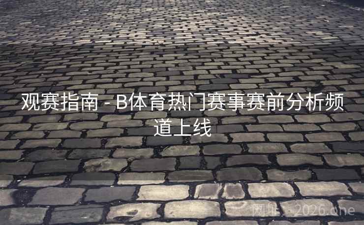 观赛指南 - B体育热门赛事赛前分析频道上线