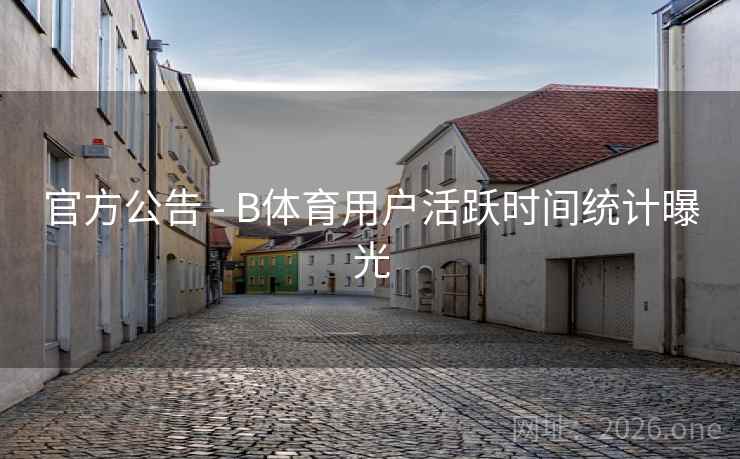 官方公告 - B体育用户活跃时间统计曝光