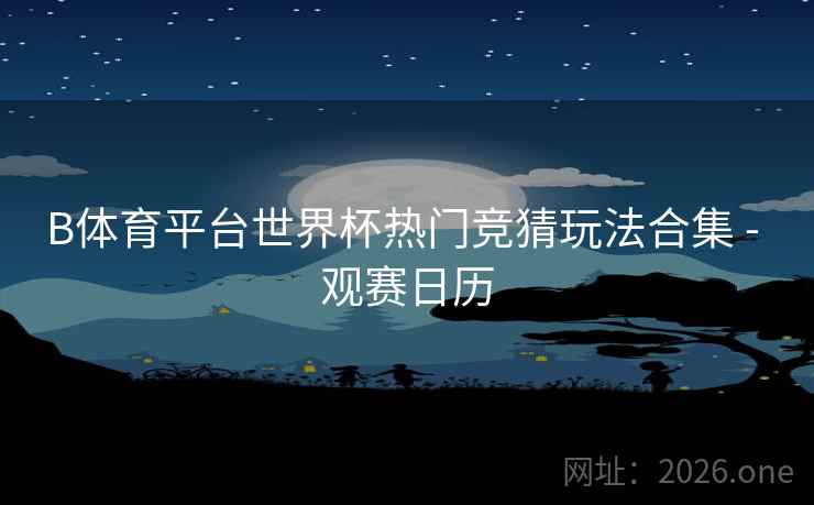 B体育平台世界杯热门竞猜玩法合集 - 观赛日历