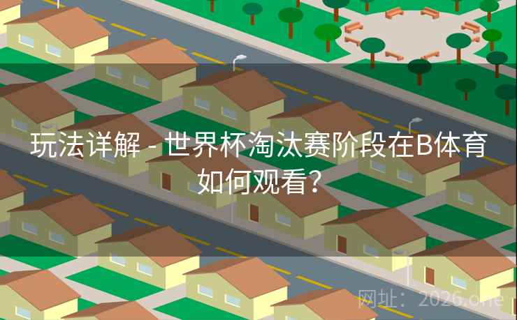 玩法详解 - 世界杯淘汰赛阶段在B体育如何观看？