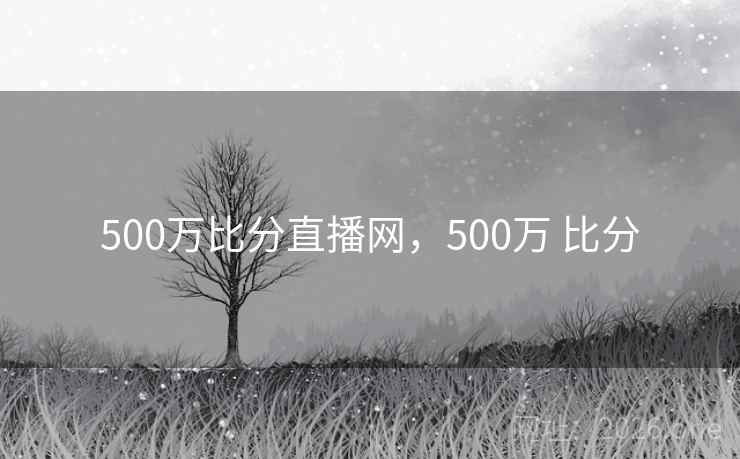 500万比分直播网，500万 比分