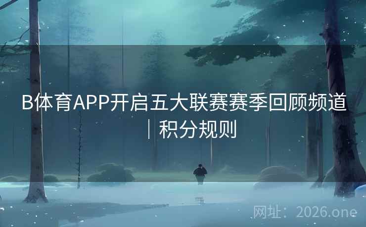 B体育APP开启五大联赛赛季回顾频道｜积分规则