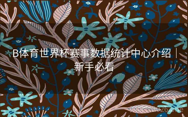 B体育世界杯赛事数据统计中心介绍｜新手必看