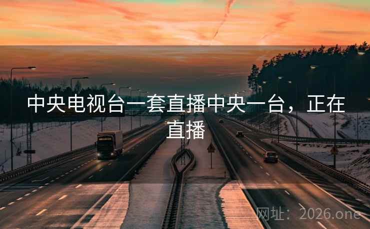 中央电视台一套直播中央一台，正在直播